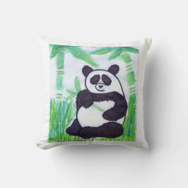 Panda en Bamboe Amerikaans MoJo Kussen