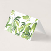 Panda en Bamboe Baby shower Verjaardagstabel Numme Kaart (Achterkant)