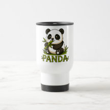 panda en bamboe