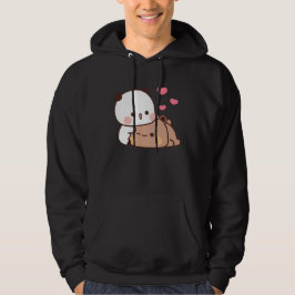 Panda en Brownie Beer Couple Hoodie