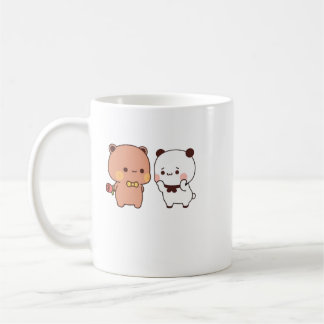 Panda en Brownie Beer Couple Koffiemok