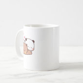 Panda en Brownie Beer Couple Koffiemok (Voorkant links)