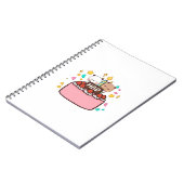 Panda en Brownie Beer Couple Notitieboek (Linkerzijde)