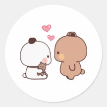 Panda en Brownie Beer Couple