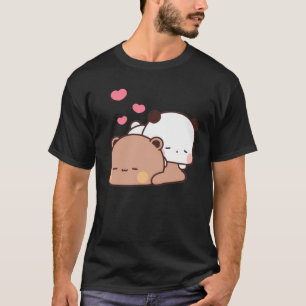 Panda en Brownie Beer Couple T-shirt