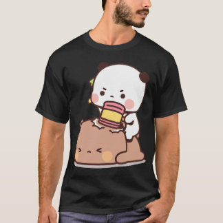 Panda en Brownie Beer Couple T-shirt