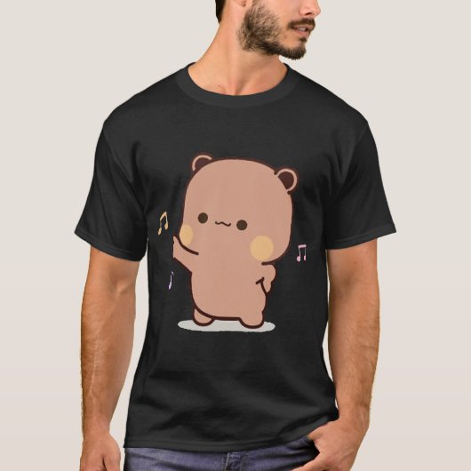 Panda en Brownie Beer paar (3) T-shirt (Voorkant)