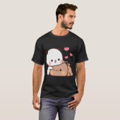 Panda en Brownie Beer paar(5) T-shirt (Voorkant volledig)