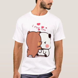 Panda en Brownie - Ware liefde BuBu DuDu paar2024 T-shirt