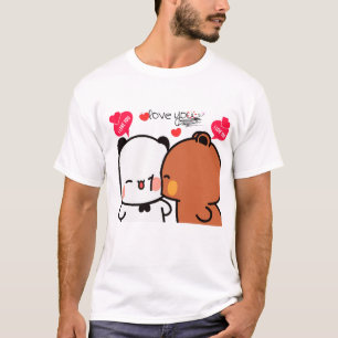 Panda en Brownie - Ware liefde BuBu DuDu paar2024 T-shirt