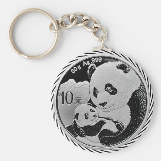 PANDA- EN CUB-MUNTEN SLEUTELHANGER (Voorkant)