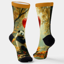 Panda en de hartballon