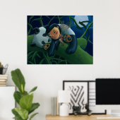 Panda en Fairy Poster (Thuiskantoor)