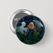Panda en Fairy Ronde Button 5,7 Cm (Voorkant /achterkant)