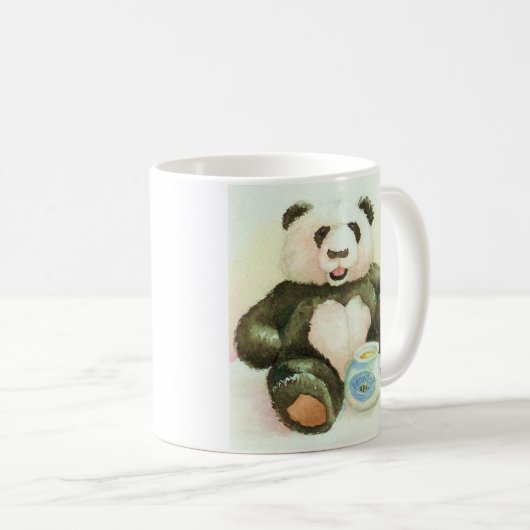 Panda en honing koffiemok (Voorkant rechts)