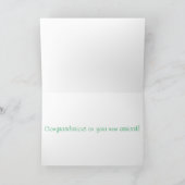 Panda en nieuwe babykaart kaart (Binnen)