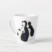 Panda en snoep 'Best Mum ever' latte mok (Linkerhoek)