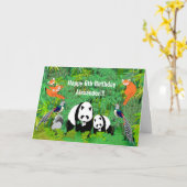 Panda en vrienden in het Bamboe-bos Kaart (Gele Bloem)