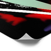 Panda en vuurwerk | AI Art Poster (Hoek)