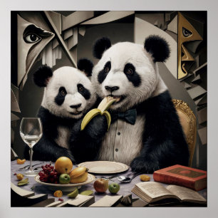PANDA EN ZOON POSTER