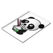 Panda eten notitieboek (Linkerzijde)