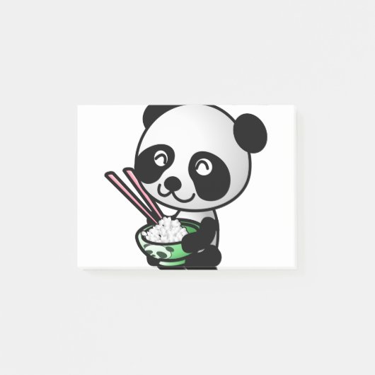 Panda eten post-it® notes (Voorkant)