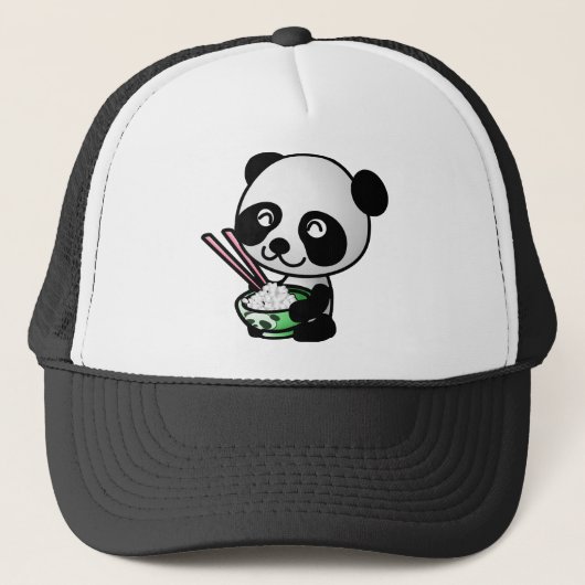 Panda eten trucker pet (Voorkant)