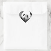 Panda Eyes Hart Sticker (Tas)