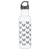 Panda Face Black and White Beer Stainless Steel Wa Waterfles (Voorkant)