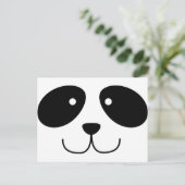 Panda Face Briefkaart (Staand voorkant)