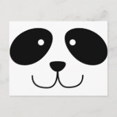 Panda Face Briefkaart (Voorkant)
