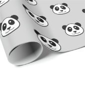 Panda Face Cadeaupapier (Rol Hoek)