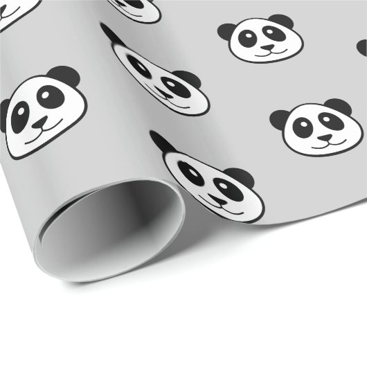 Panda Face Cadeaupapier (Rol Hoek)