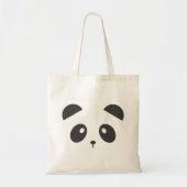 Panda Face Canvas tas (Voorkant)