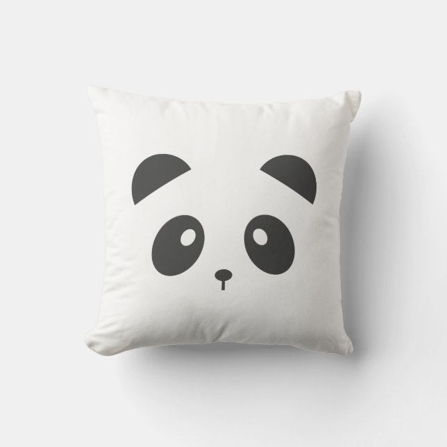 Panda Face Cushion Kussen (Voorkant)