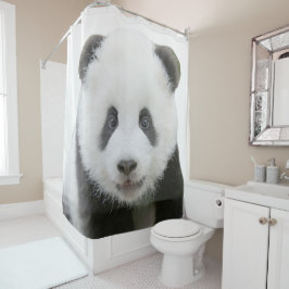 Panda Face Douchegordijn
