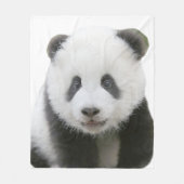 Panda Face Fleece Deken (Voorkant)