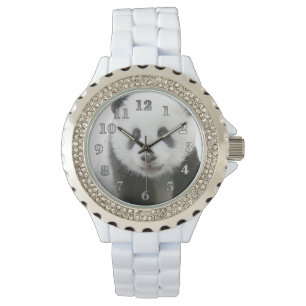 Panda Face Horloge