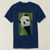 Panda face mask shirt Funny Quarantine Gift Retro (Design voorkant)