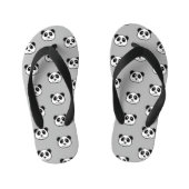 Panda Face Pattern Kinder Teenslippers (Voetbed)