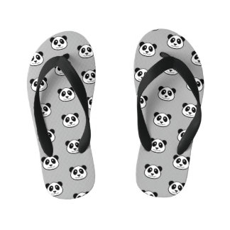 Panda Face Pattern Kinder Teenslippers