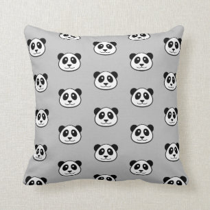 Panda Face Pattern Kussen