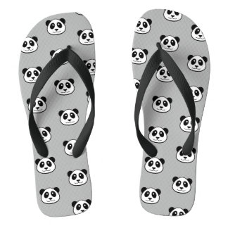 Panda Face Pattern Teenslippers