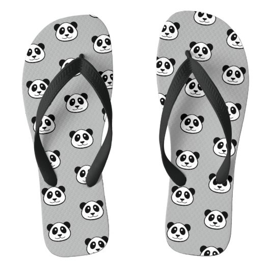 Panda Face Pattern Teenslippers (Voetbed)