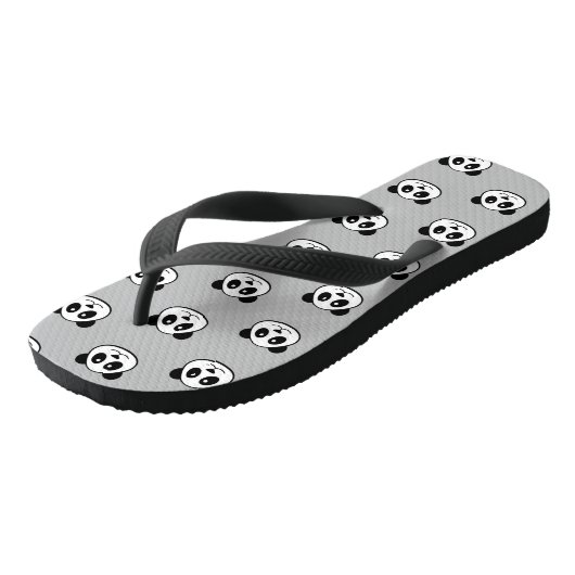 Panda Face Pattern Teenslippers (Schuin)
