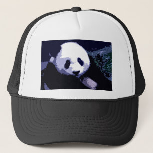 Panda Face Pop Art Trucker Pet