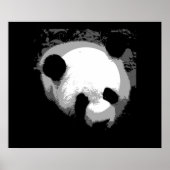Panda Face Poster Print - Panda Posters (Voorkant)
