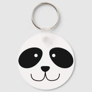 Panda Face Sleutelhanger