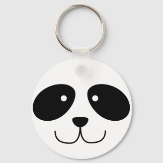 Panda Face Sleutelhanger