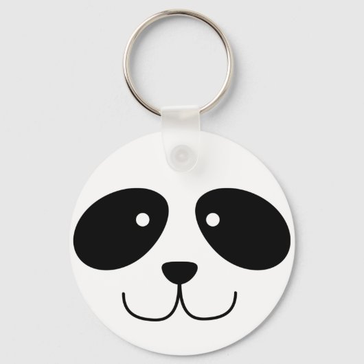 Panda Face Sleutelhanger (Voorkant)